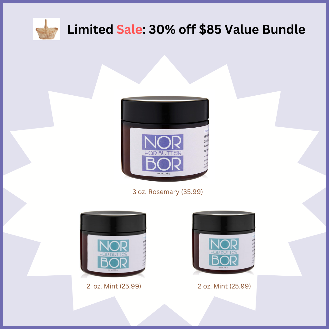 Scent Sampler Bundle - (Mint and Rosemary Hair Butters)